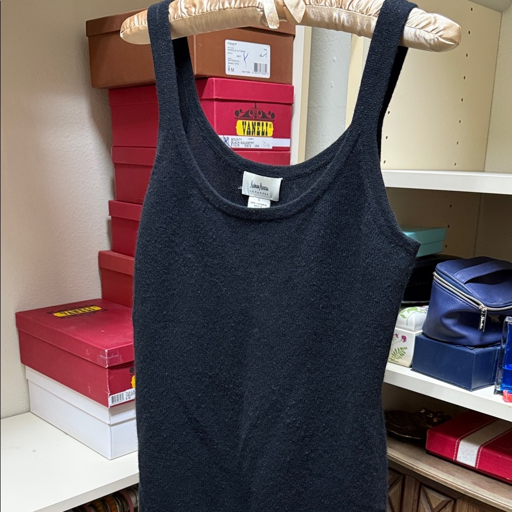 Neiman Marcus Classic Black Tank Top